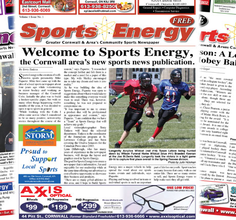 Sports Energy News, Cornwall